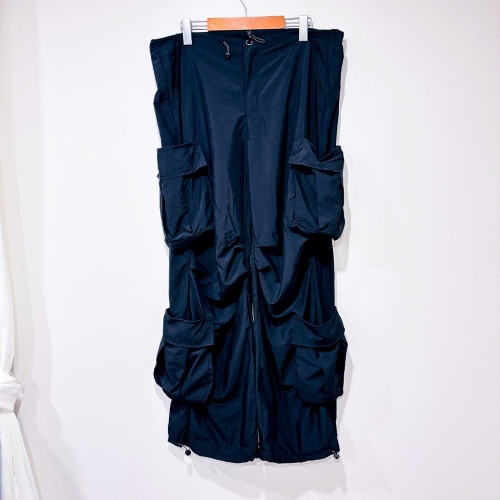 Stylish Black Cargo Jumpsuit